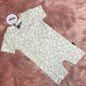 NWT - Zero2Three - Happy Whale Romper